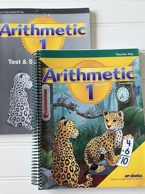 ABeka Arithmetic 1 Teacher Keys Speed Drill Test second edition